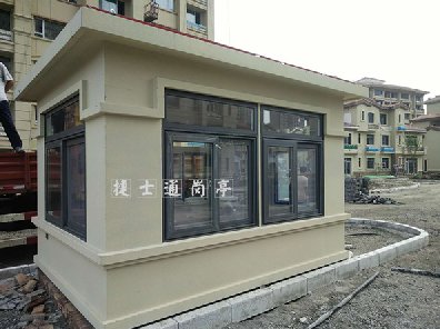天津津南區，1個(gè)真石漆崗亭，2.78乘3.58